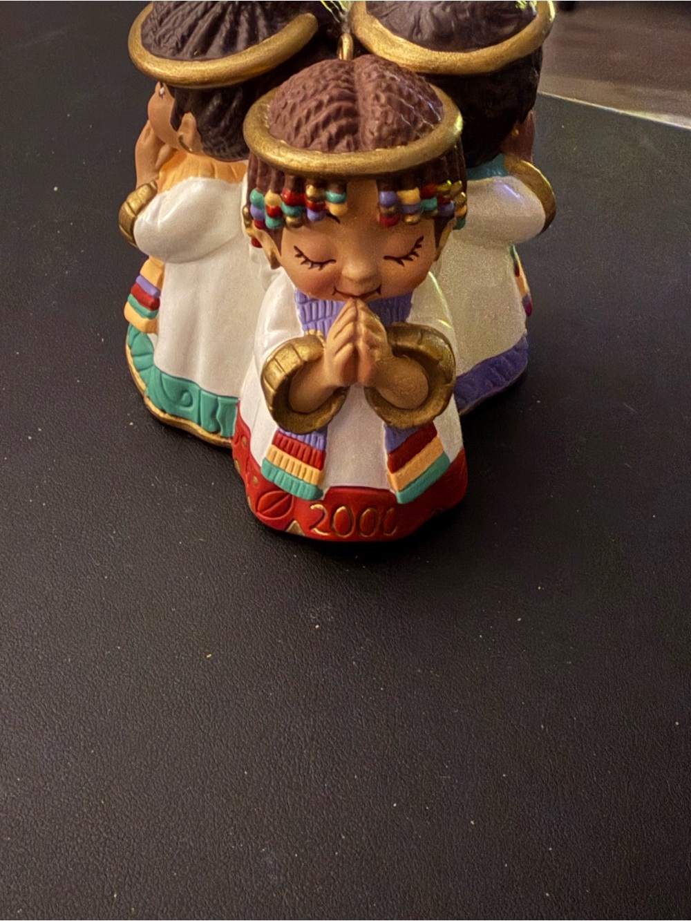 Hallmark Keepsake Angelic Trio Hanging Angels Christmas Ornament 2000